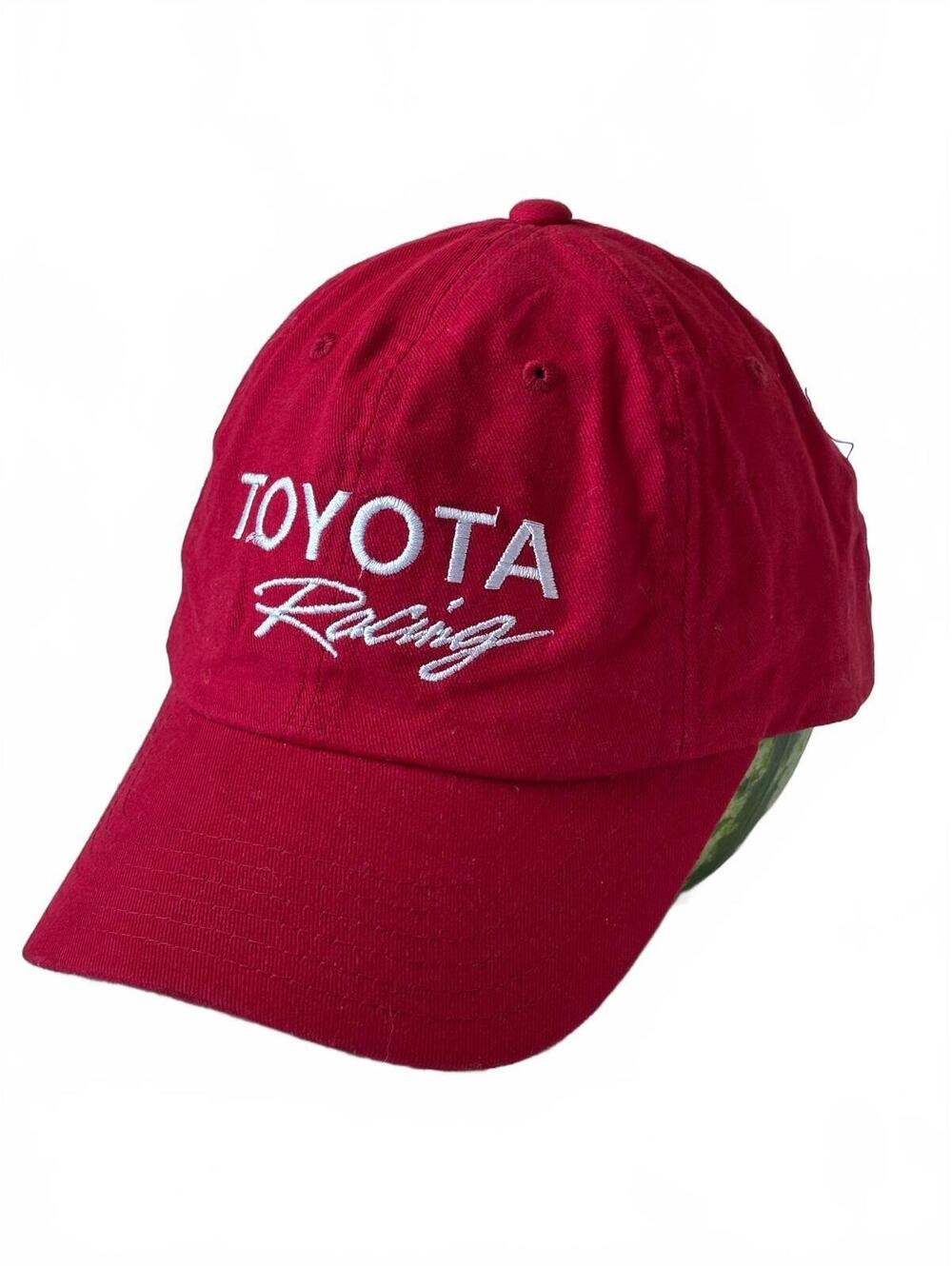 Toyota Racing Red Embroidered Logo Dad Hat Official Licensed Motorsports Cap
